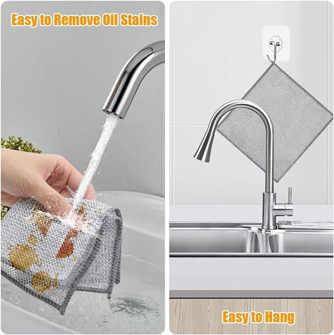 Combo Pack 2 In 1 Dumpling Maker + Dishwashing Rug | Best Samosa Maker & Metal Wire Dish Washing Rugs For Kitchen (random