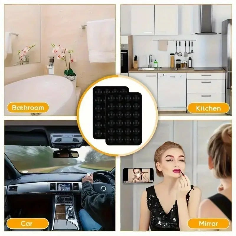 Mobile Bubble Grip | Silicone Suction Both Side Bubble Grip Cup Phone Strong Holder For Hands-Free Use | Universal Mobile Pho