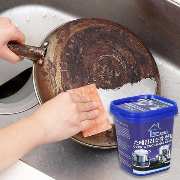 Powerful Stainless Steel Cookware Cleaning Paste – Multi-Surface Cleaner 500g