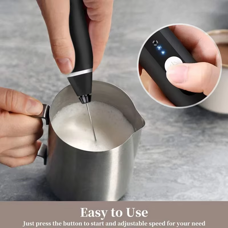 USB Rechargeable Coffee Beater & Milk Frother