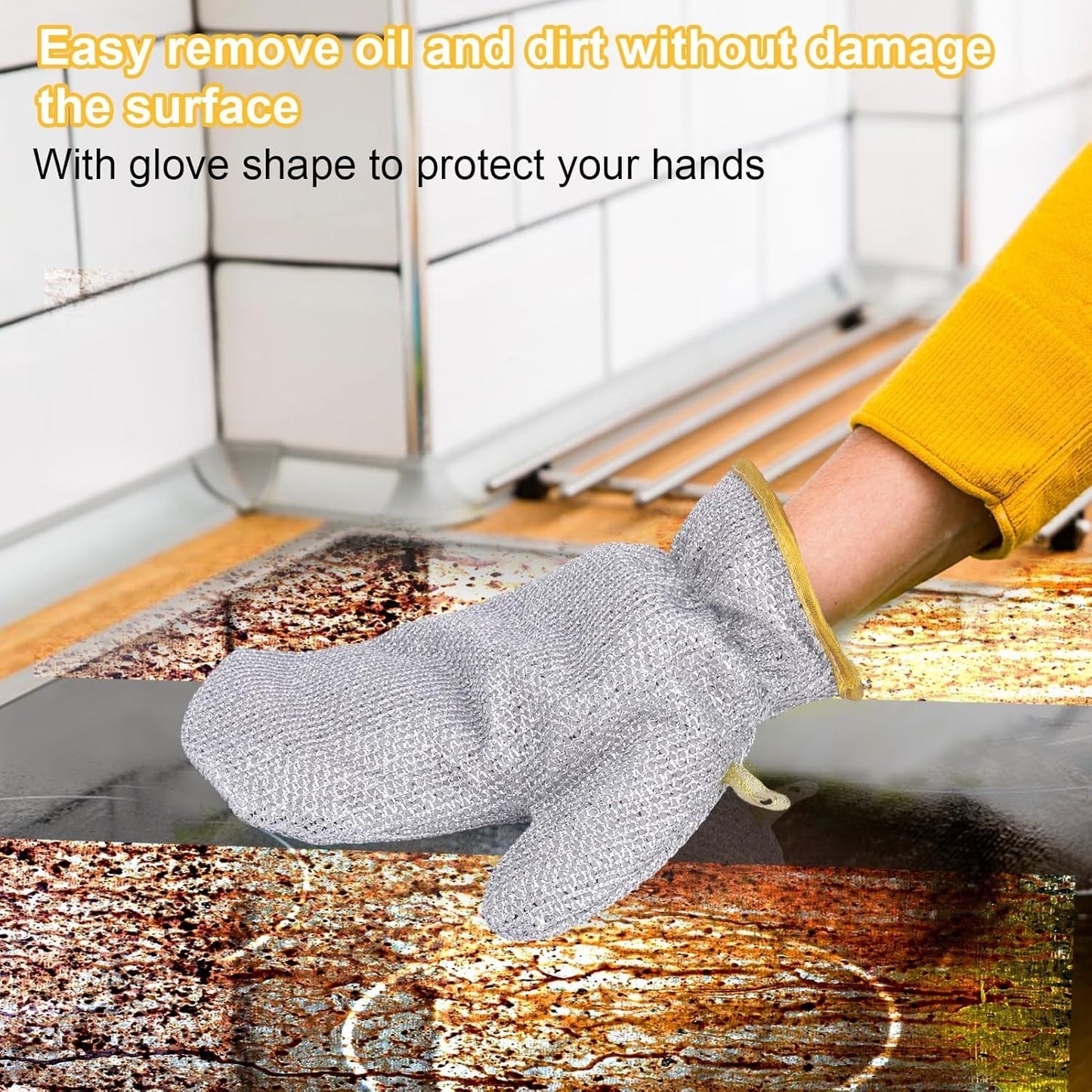 Heat Resistant Oven Gloves – Heavy Duty Kitchen Safety Mitts (Pair)