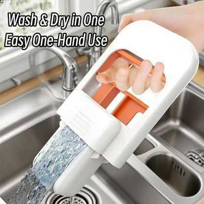 Foldable Mini Mop – Self-Squeezing Wet & Dry Cleaner
