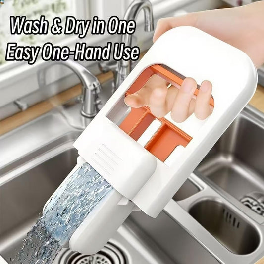 Foldable Mini Mop – Self-Squeezing Wet & Dry Cleaner