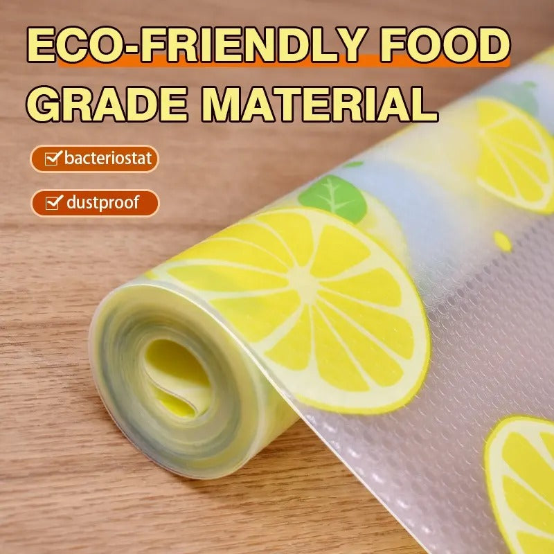 Waterproof Kitchen Mat Shelf Liner 45×150 – Easy To Clean, Oil Proof, Anti Slip Multipurpose Drawer And Shelf Cover (Random C