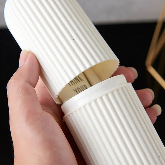 Portable Toothbrush Holder Toothpaste Storage Cup Household Travel Nordic Simple Bathroom Toothbrush Protect Wash Tooth Set B