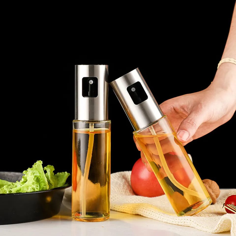Cooking Oil Sprayer – Glass Oil Spray Bottle for Kitchen, BBQ, Baking, Grilling, Vinegar &amp; Sauce