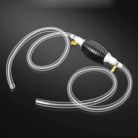 Multipurpose Liquid Transfer Pump | Portable Manual Oil, Water, Fuel Hand Transfer Pump - 5 ft (random color )