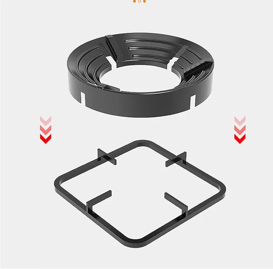 Gas stove Burner Stand Non slip bracket 3D windproof hood Gas cooker universal accessories Anti skid gas burner parts Cast ir