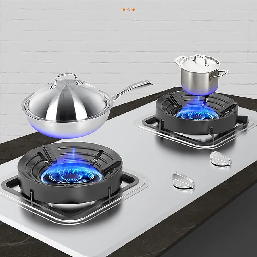Gas stove Burner Stand Non slip bracket 3D windproof hood Gas cooker universal accessories Anti skid gas burner parts Cast ir