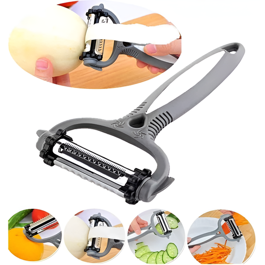 3-in-1 Vegetable Peeler Cyclone Knife – Roto Peeler | Multifunctional kitchen tool designed for multiple peeling ( random col