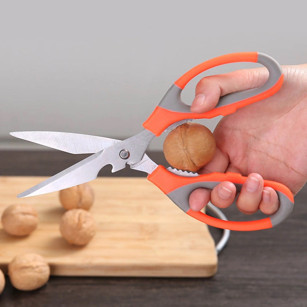 Multifunction Kitchen Scissors Heavy Duty Food Shears for Chicken Meat Vegetable Fish Herb Poultry Stainless Steel Cooking Sc